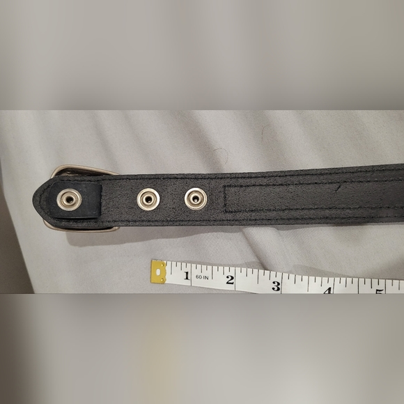LEMAIREBlack Minimal West belt - Picture 2 of 12